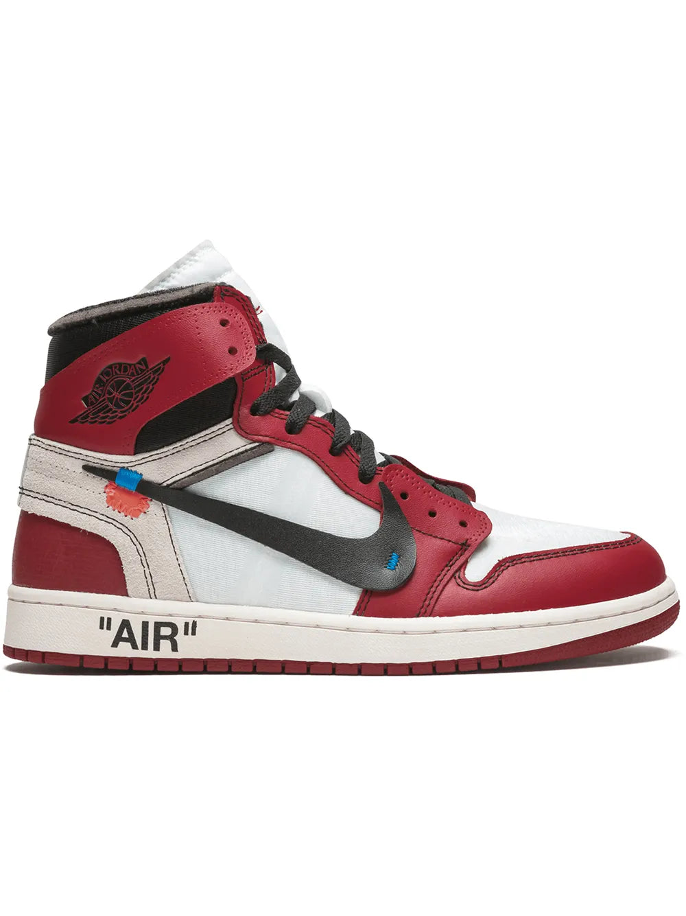 Jordânia x Off-White The 10: Tênis Air Jordan 1 "Chicago"