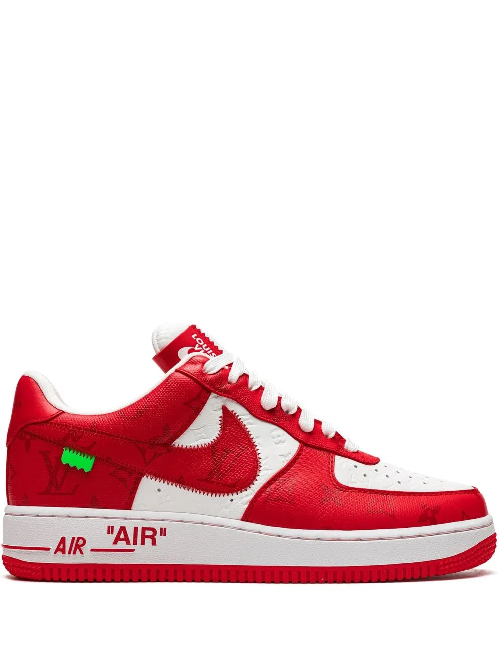 Nike Tênis Louis Vuitton Air Force 1 Low "Virgil Abloh - Branco/Vermelho"