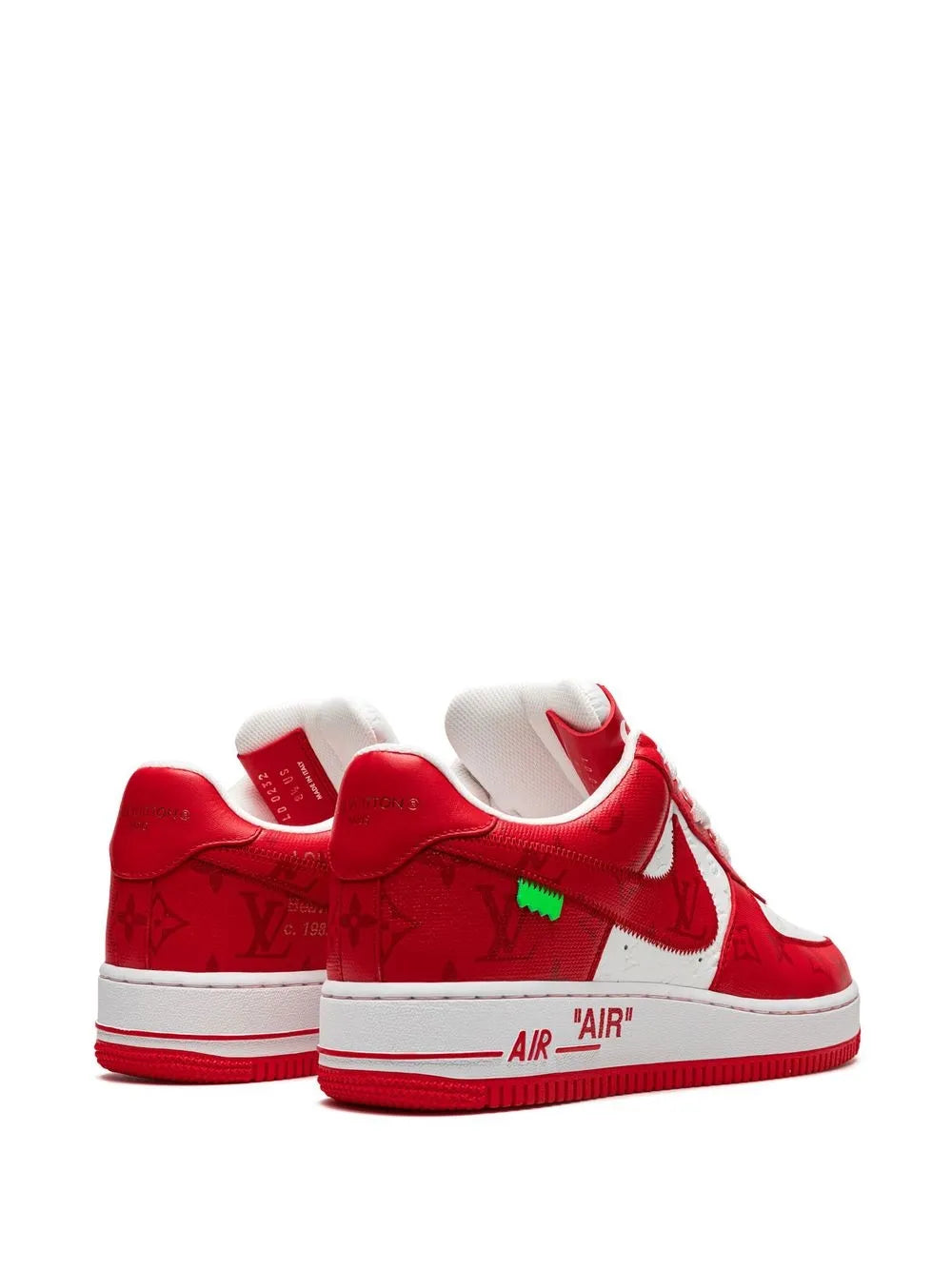 Nike Tênis Louis Vuitton Air Force 1 Low "Virgil Abloh - Branco/Vermelho"