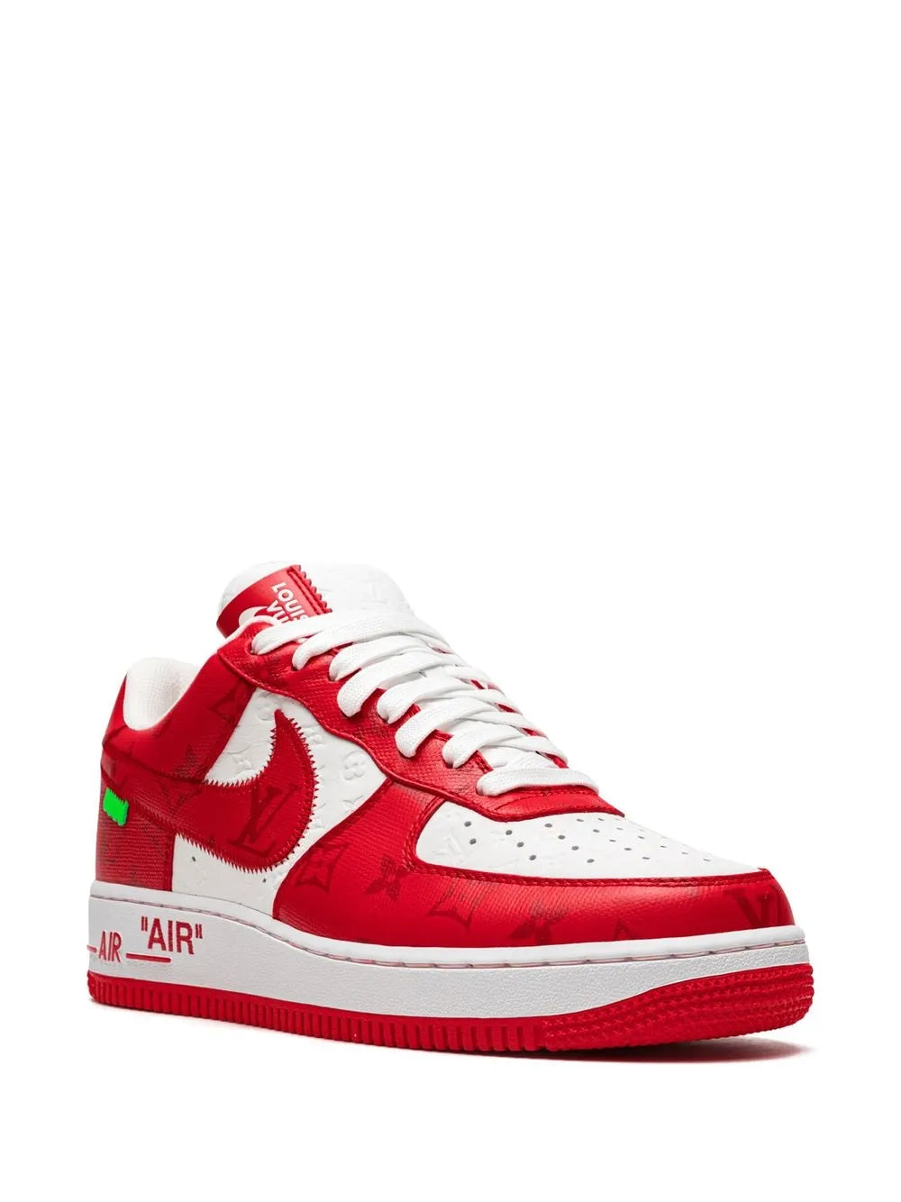 Nike Tênis Louis Vuitton Air Force 1 Low "Virgil Abloh - Branco/Vermelho"