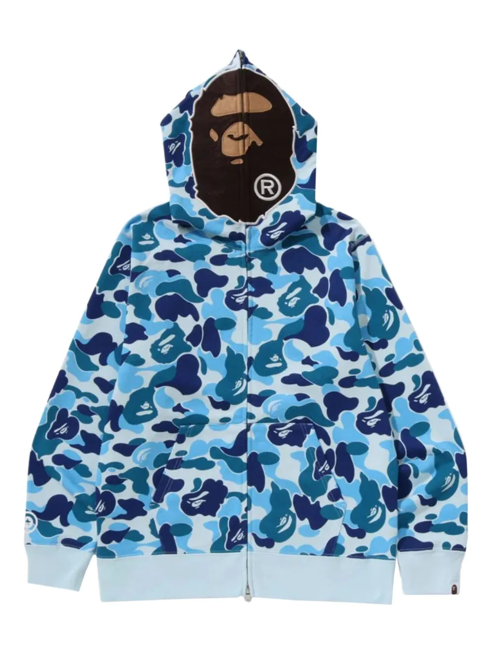A BATHING APE® camouflage-print hoodie