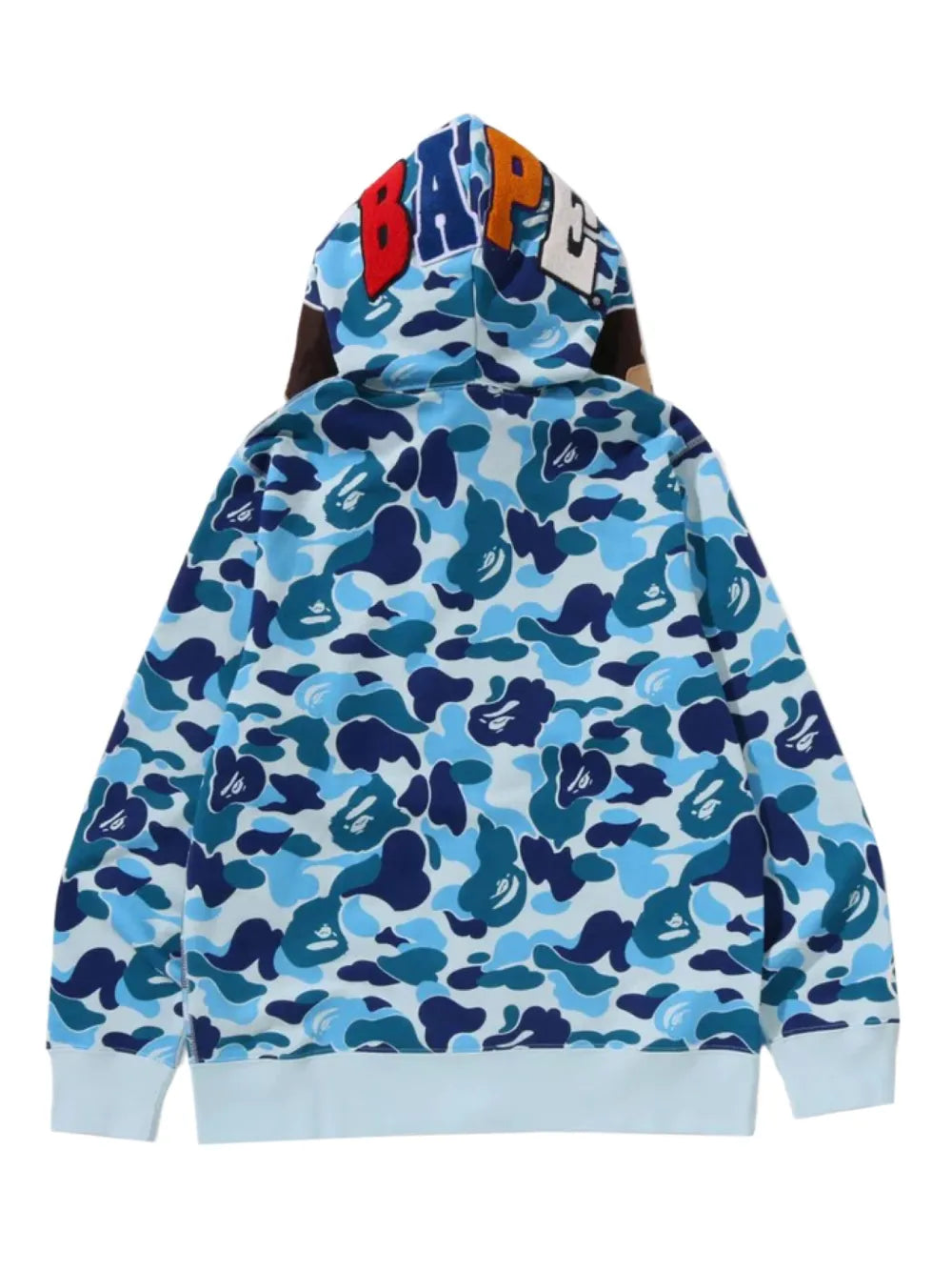 A BATHING APE® camouflage-print hoodie