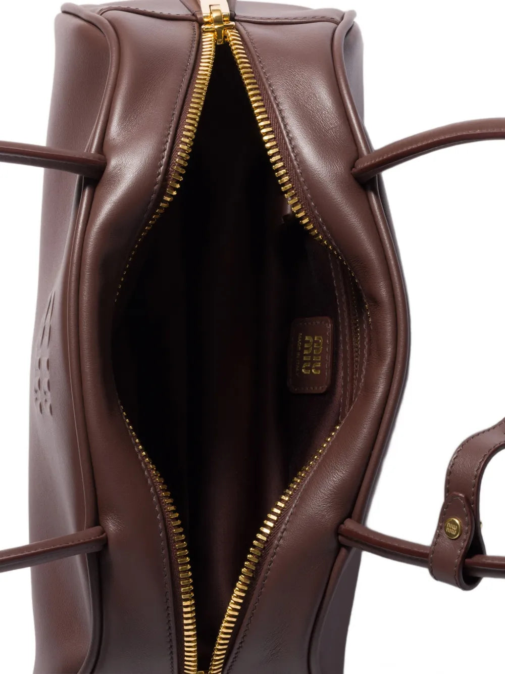 Miu Miu Bolsa de ombro Beau em couro