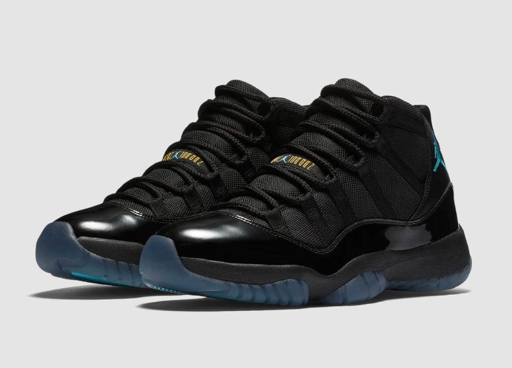 Air Jordan 11 Retro Gamma Blue Preto