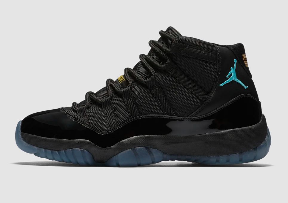 Air Jordan 11 Retro Gamma Blue Preto